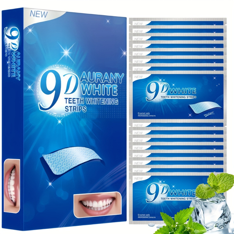 Teeth Whitening Strips - 21 زوجًا من شرائط تبييض الأسنان