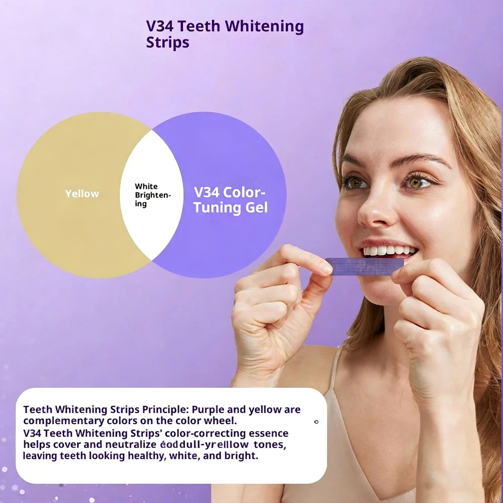 7 قطع من شرائح تبييض الأسنان ا - مراجعة Teeth Whitening Strips وسعره