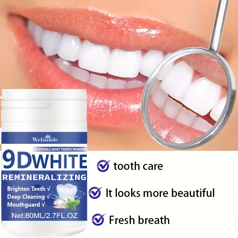 9D White Remineralizing Hydrox - مراجعة Teeth Whitening Powder وسعره