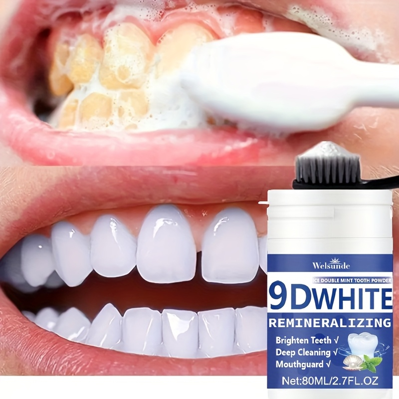 9D White Remineralizing Hydrox - مراجعة Teeth Whitening Powder وسعره
