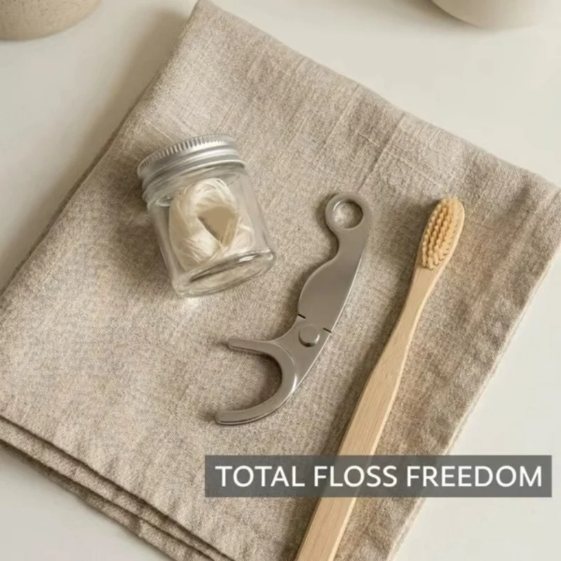 مجموعة أدوات تنظيف الأسنان الق - مراجعة Dental Floss Picks وسعره