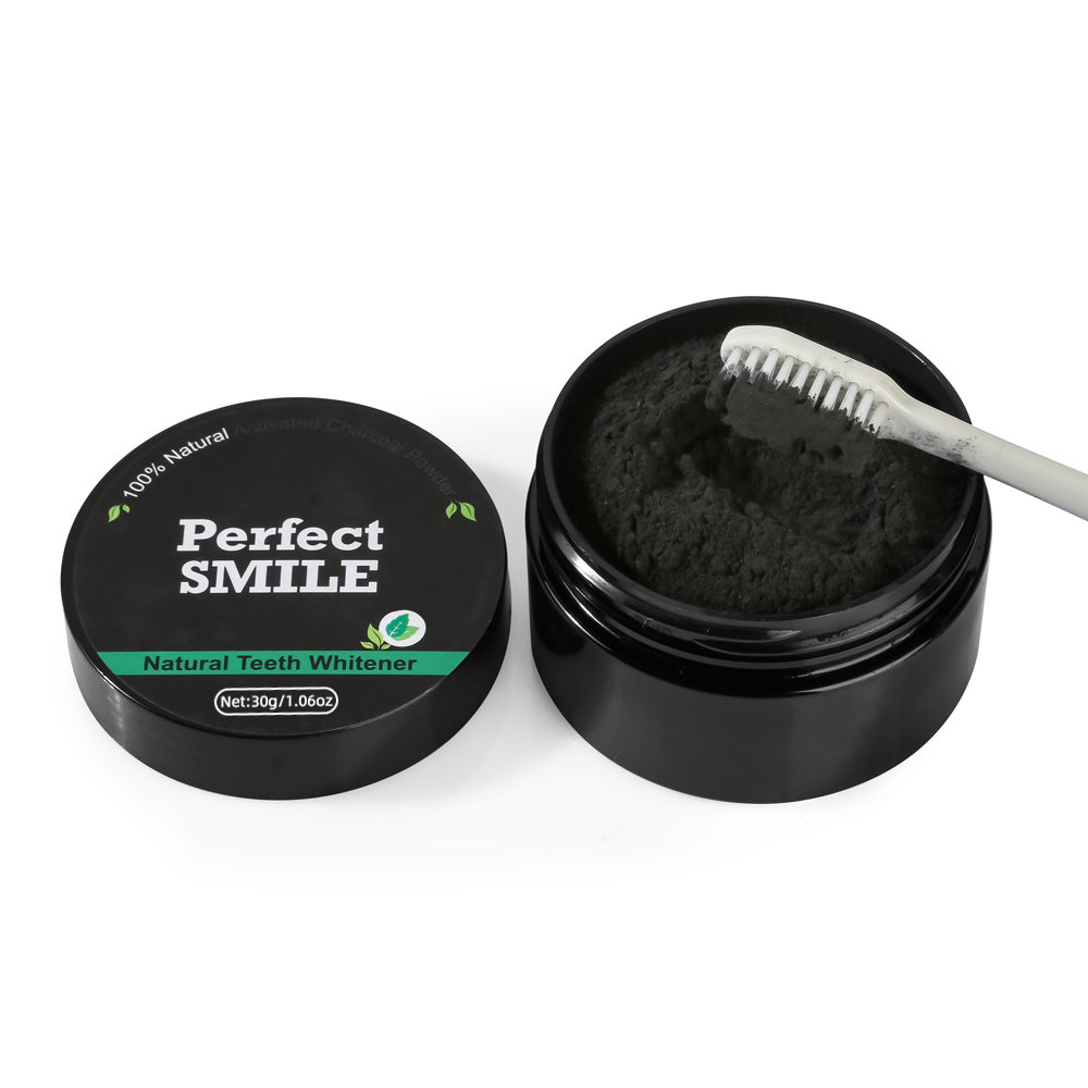 مسحوق تبييض الأسنان مسحوق الفح - مراجعة Teeth Whitening Activated Organic Charcoal وسعره