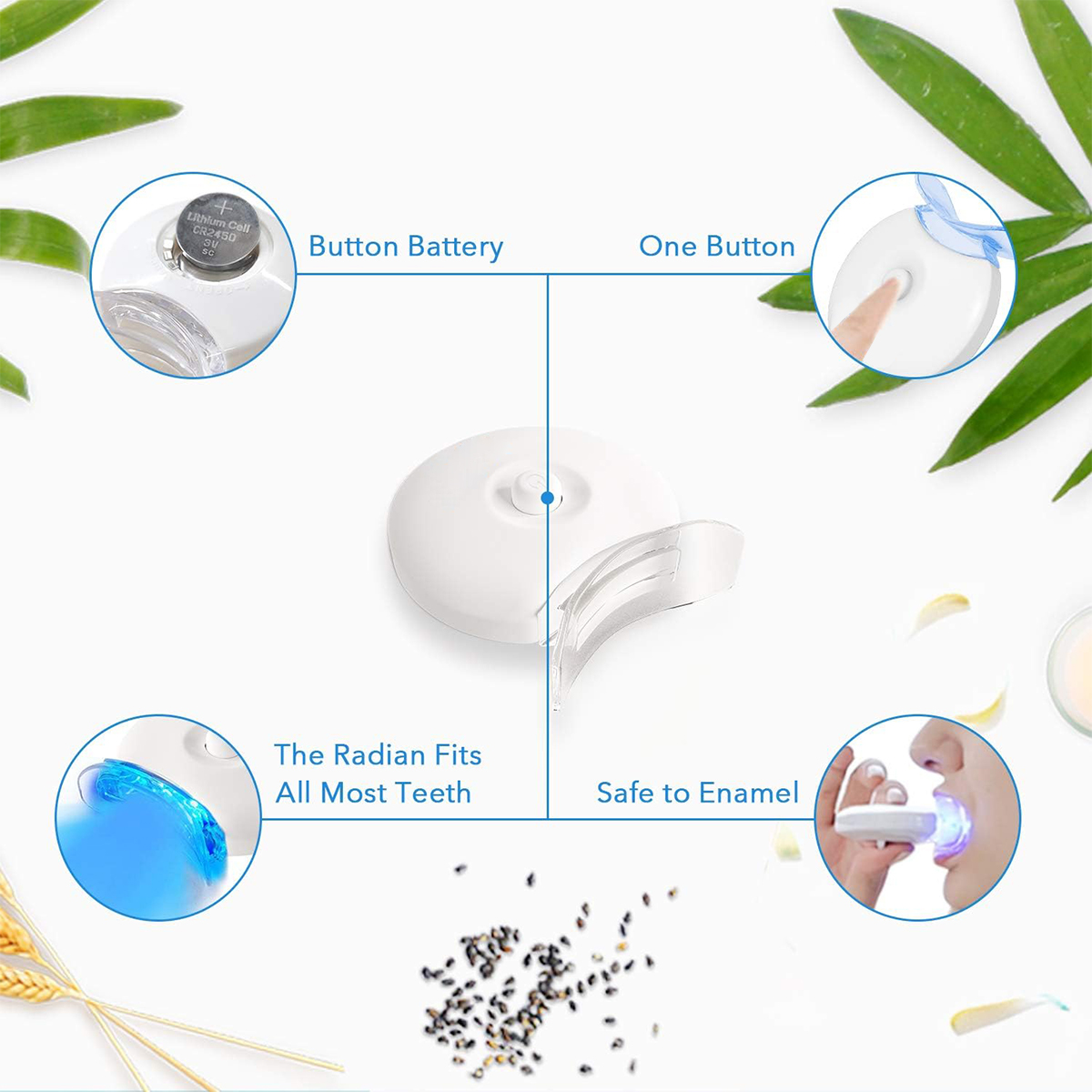 مجموعة تبييض الأسنان - 5X مبيض - مراجعة Teeth Whitening Ai وسعره