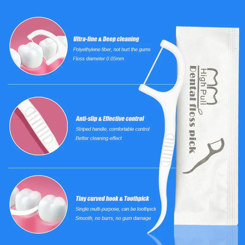 150 قطعة خيط تنظيف الأسنان الأ - مراجعة Dental Floss Picks وسعره
