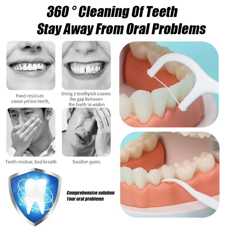 150 قطعة خيط تنظيف الأسنان الأ - مراجعة Dental Floss Picks وسعره