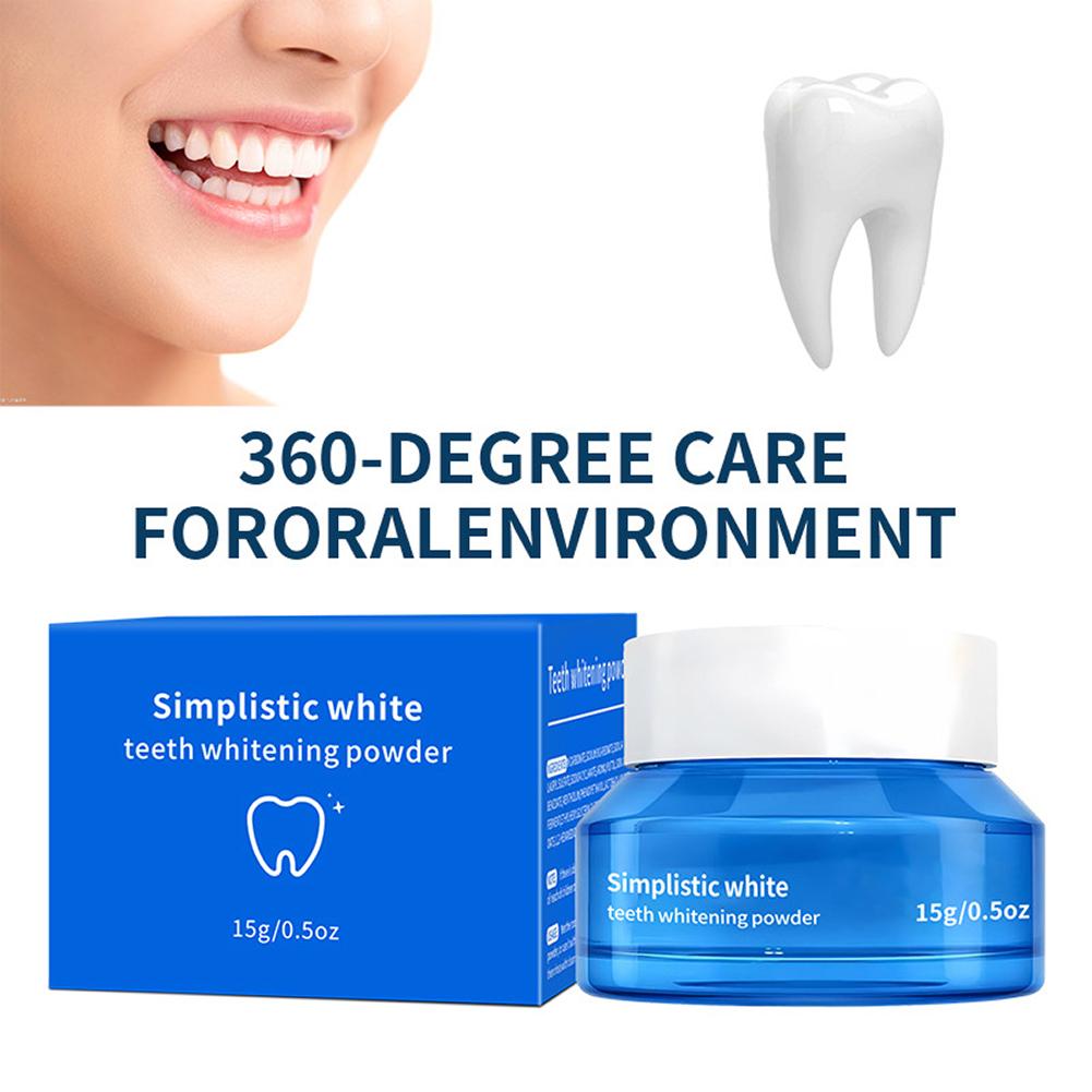 مسحوق تبييض الأسنان الأبيض الب - مراجعة Teeth Whitening Powder وسعره
