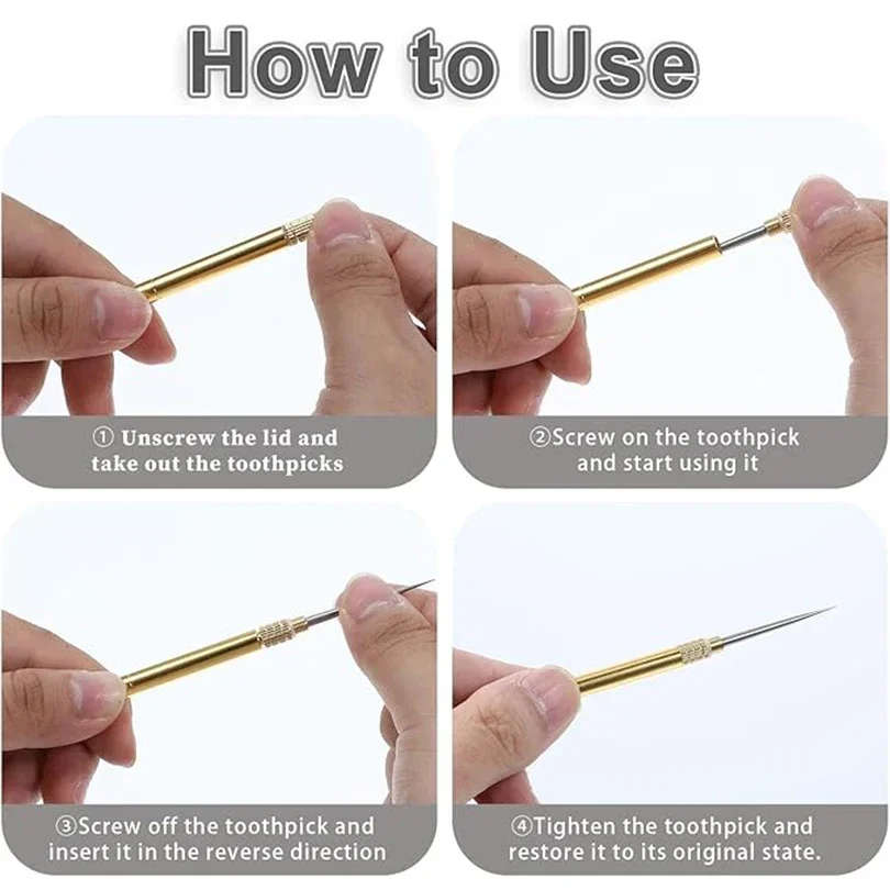 1 قطعة المحمولة التيتانيوم وال - مراجعة Dental Floss Picks وسعره