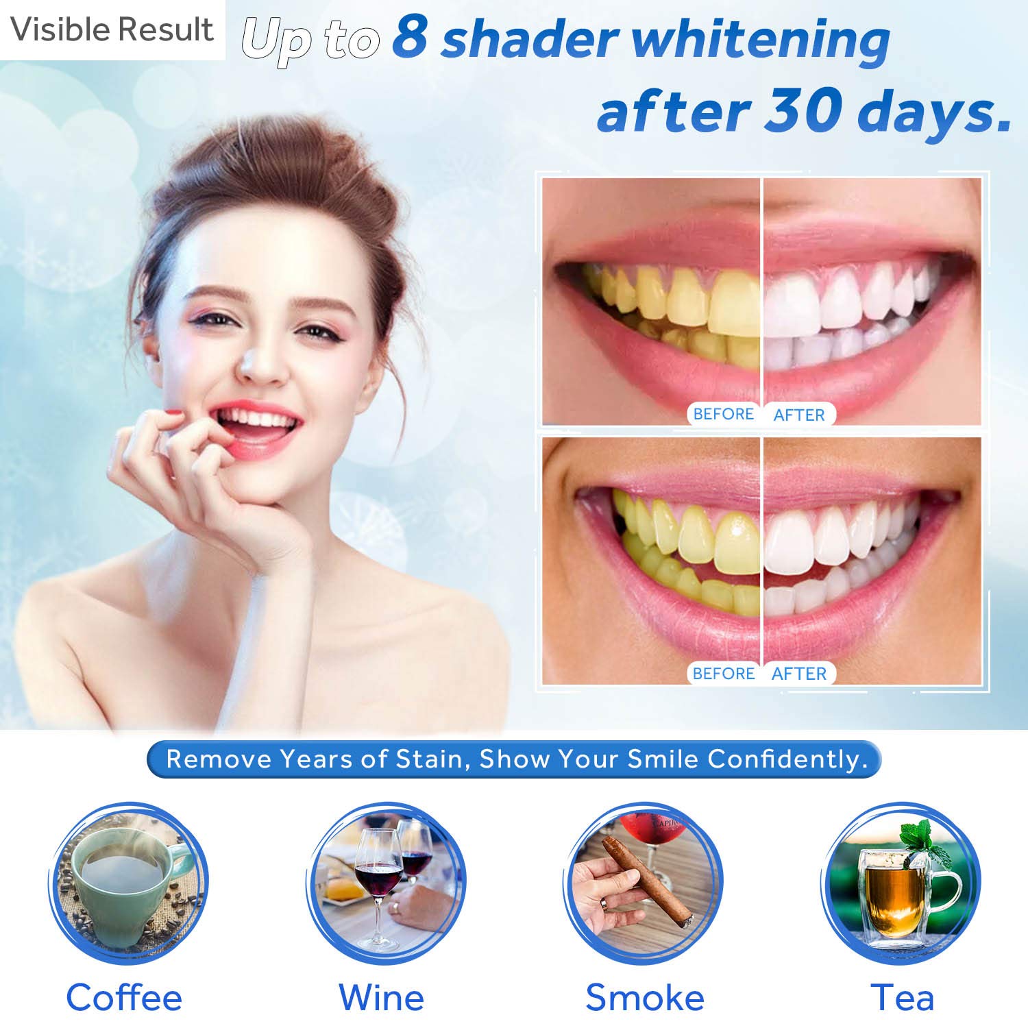 تبييض الأسنان جل الملء حقنة تب - مراجعة Teeth Whitening Ai وسعره