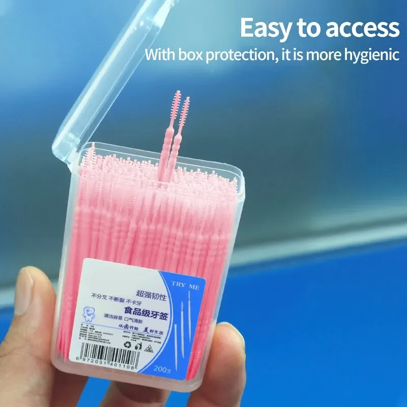 أعواد أسنان مزدوجة الرأس شعبية - مراجعة Dental Floss Picks وسعره