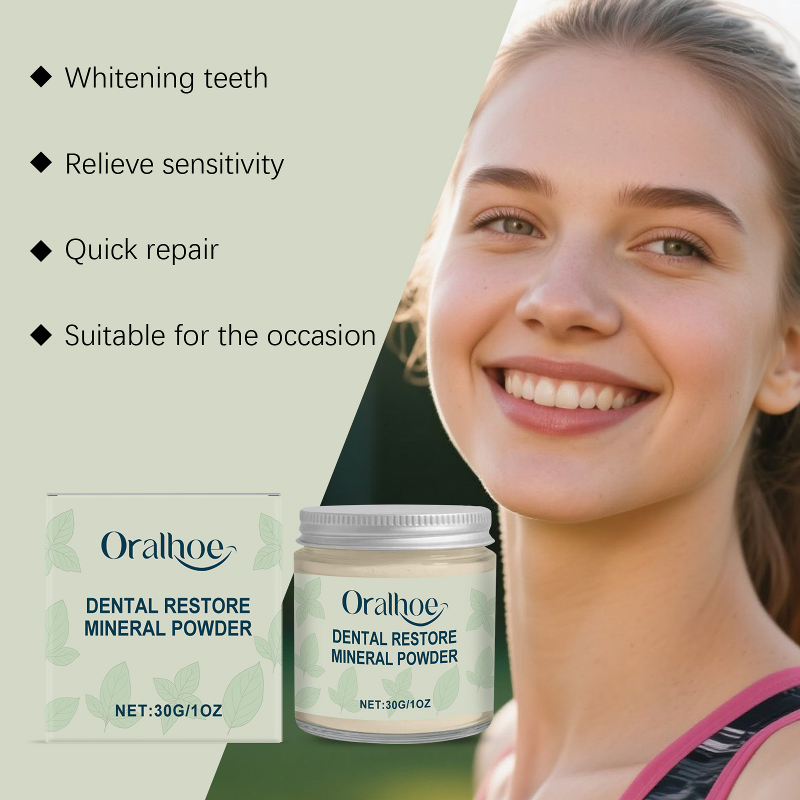 مسحوق أورالهو لاستعادة مينا ال - مراجعة Teeth Whitening Or Bleaching وسعره
