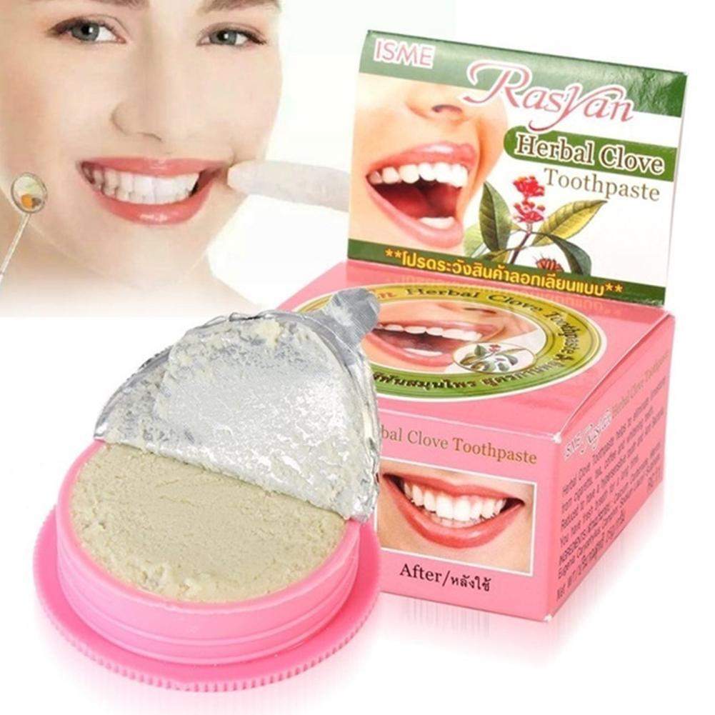 1 قطعة عشبية راسيان الطبيعية ا - مراجعة Teeth Whitening Thailand وسعره