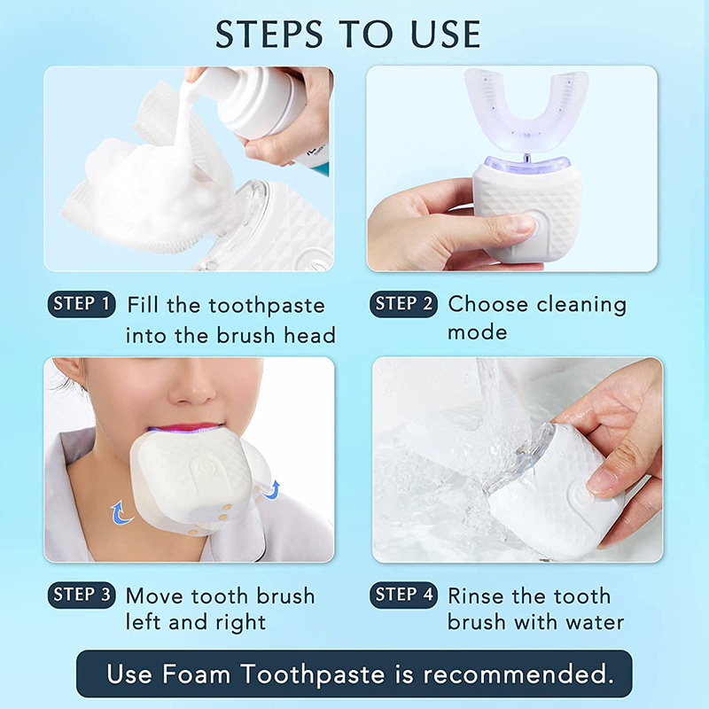 جهاز تبييض الأسنان على شكل حرف - مراجعة Teeth Whitening Clinic وسعره