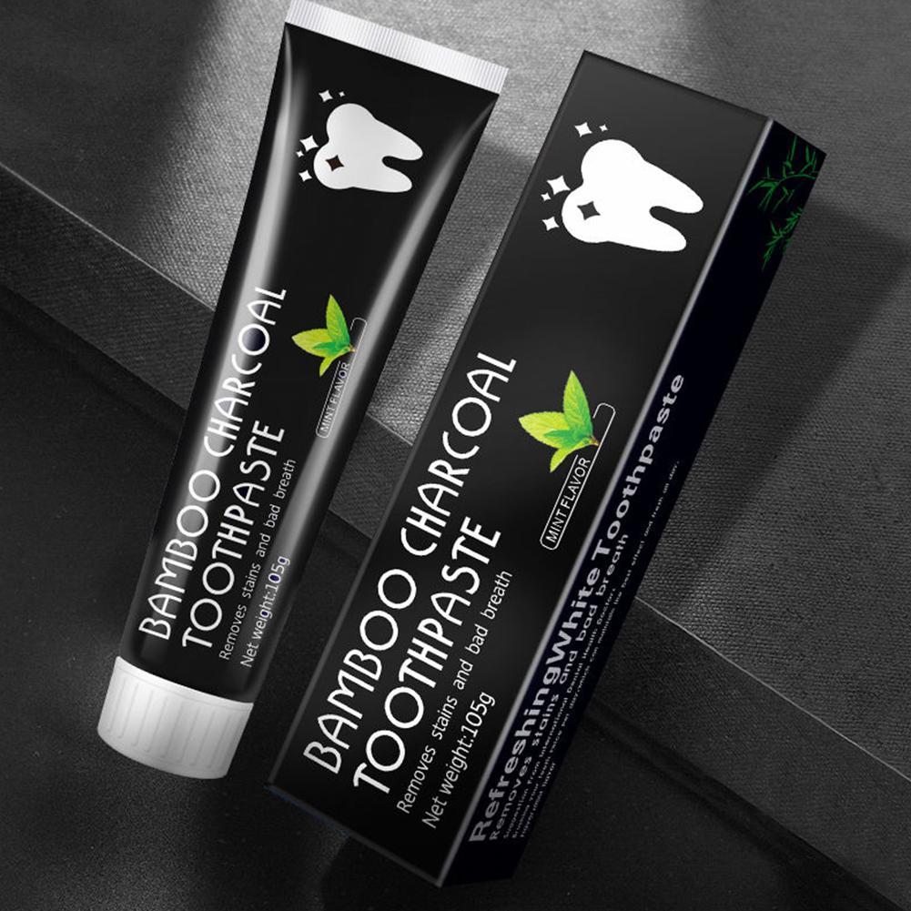 معجون أسنان من فحم الخيزران لت - مراجعة Teeth Whitening Activated Organic Charcoal وسعره