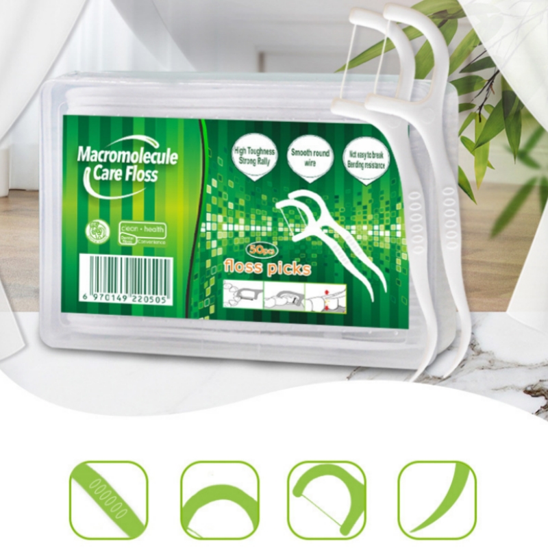 50 قطعة خيط تنظيف الأسنان الأس - مراجعة Dental Floss Picks وسعره