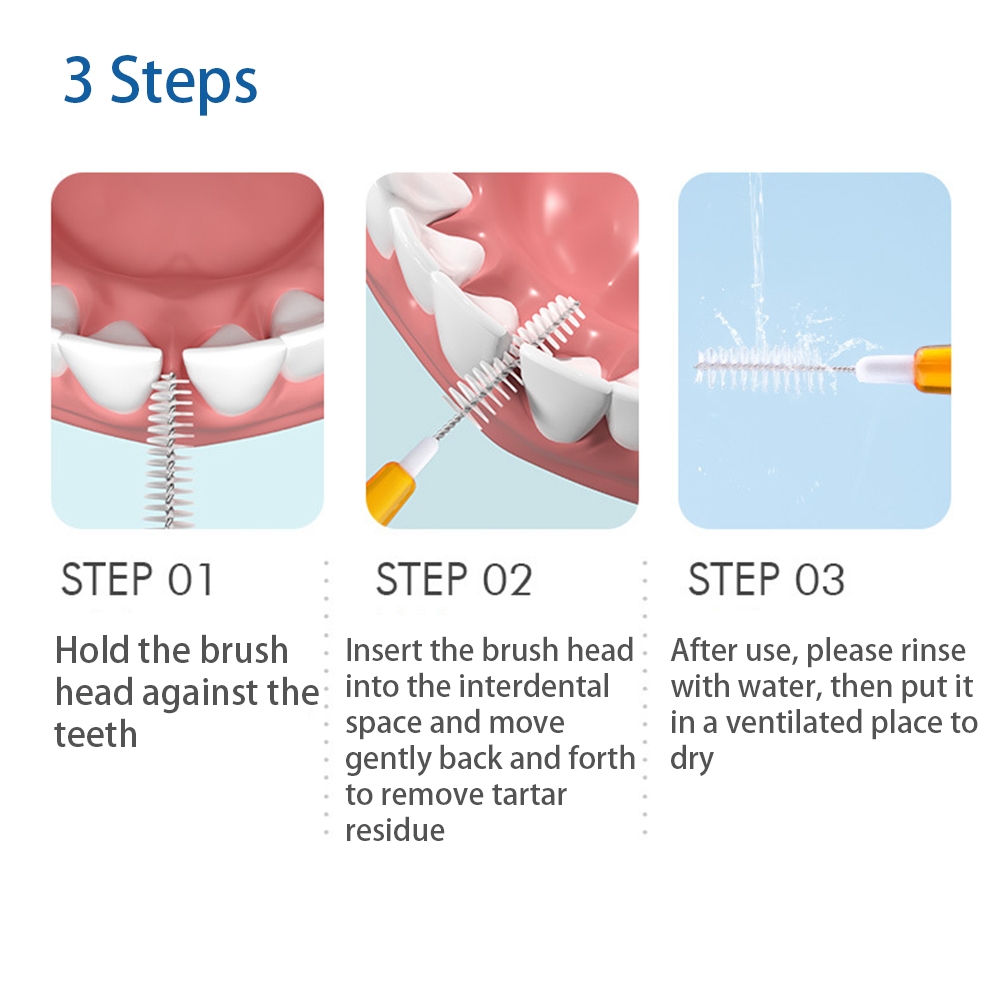 60 قطعة/صندوق فرش بين الأسنان  - مراجعة Dental Floss Picks وسعره
