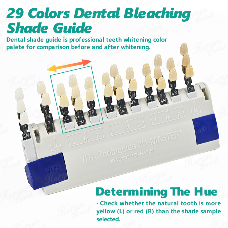 دليل ألوان تبييض الأسنان فيتا  - مراجعة Teeth Whitening/Bleaching وسعره