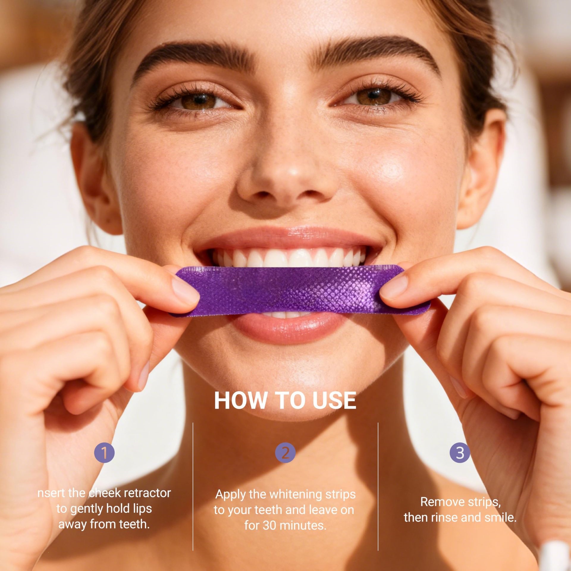 شرائط تبييض الأسنان باللون الأ - مراجعة Teeth Whitening Strips وسعره