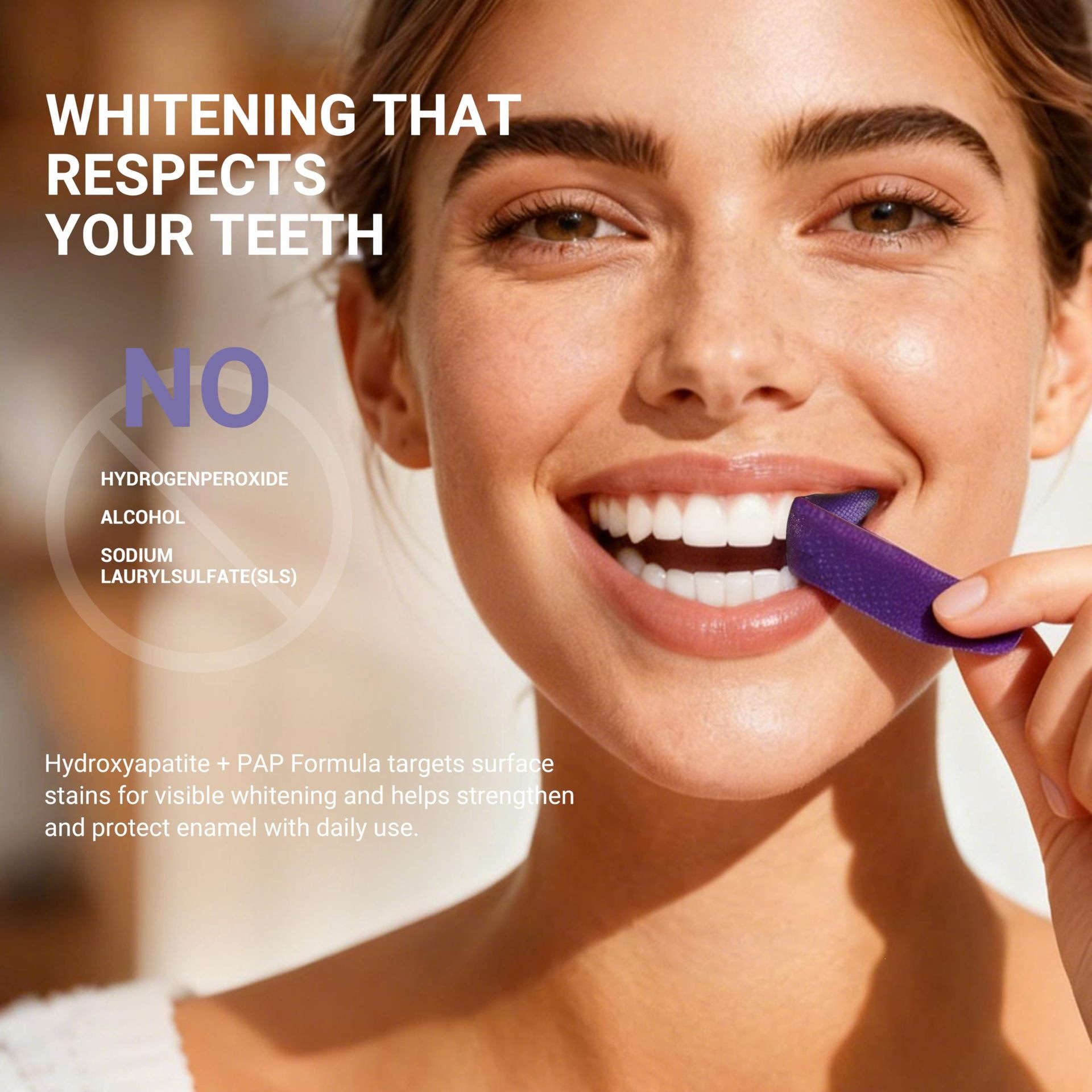 شرائط تبييض الأسنان باللون الأ - مراجعة Teeth Whitening Strips وسعره