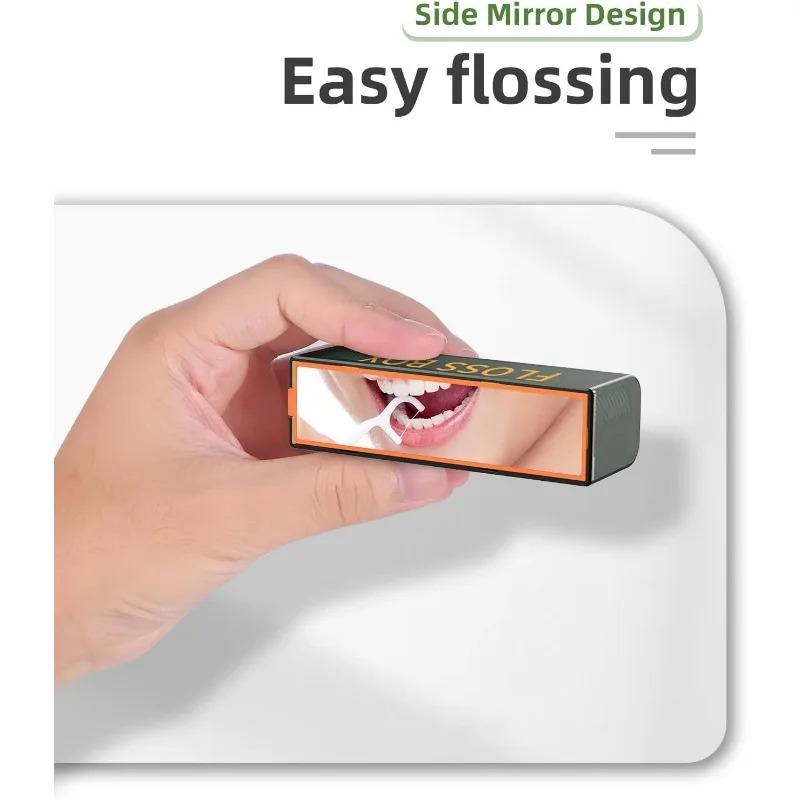 موزع تنظيف الأسنان المحمول مع  - مراجعة Dental Floss Picks وسعره