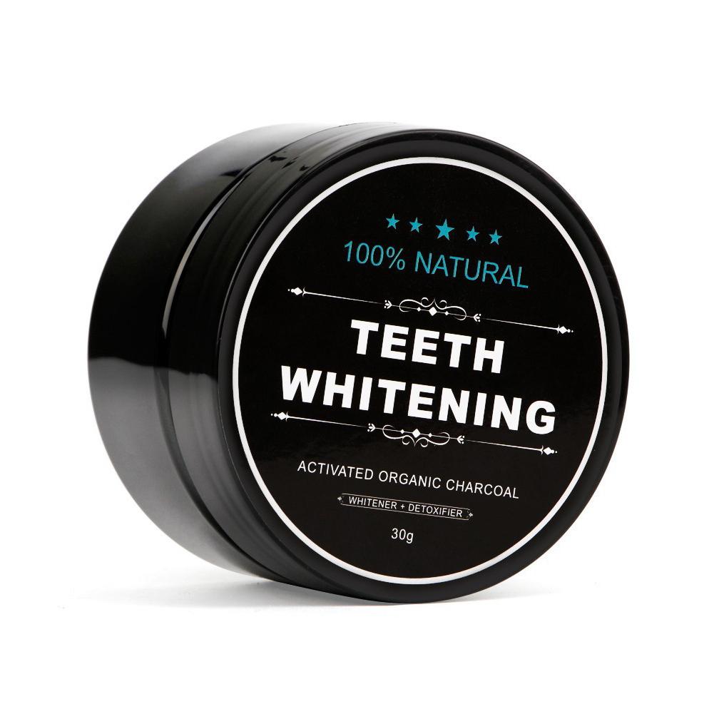 مسحوق تبييض الأسنان الطبيعي ال - مراجعة Teeth Whitening Activated Organic Charcoal وسعره