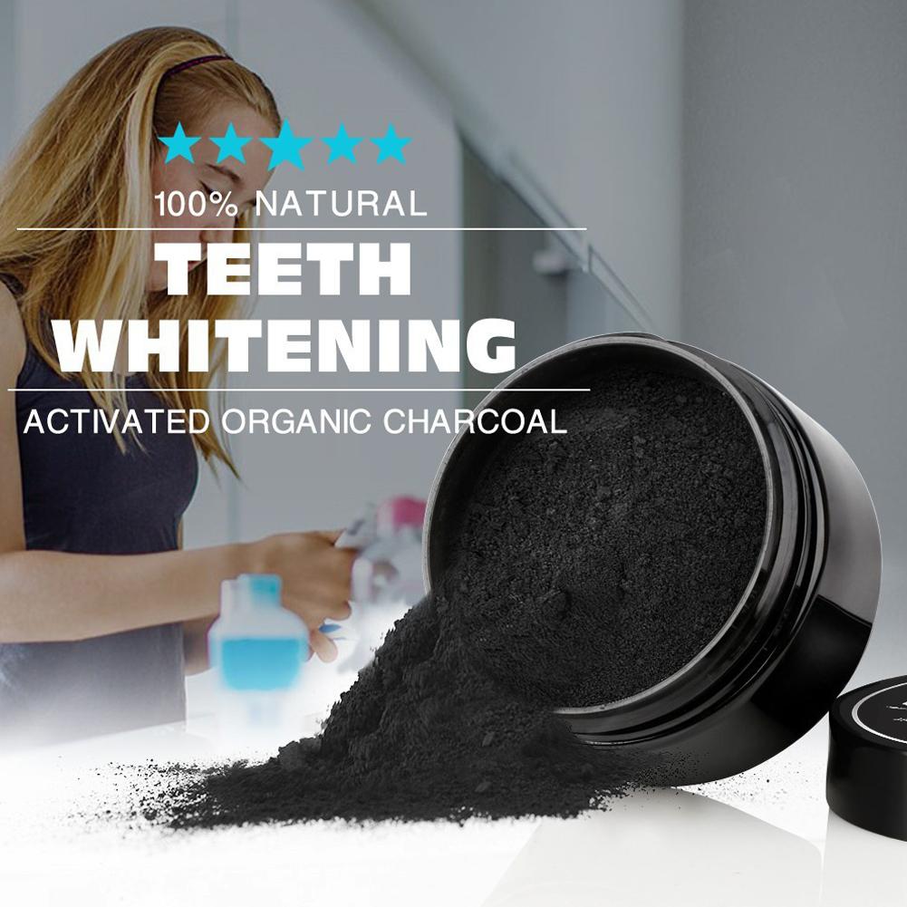 مسحوق تبييض الأسنان الطبيعي ال - مراجعة Teeth Whitening Activated Organic Charcoal وسعره