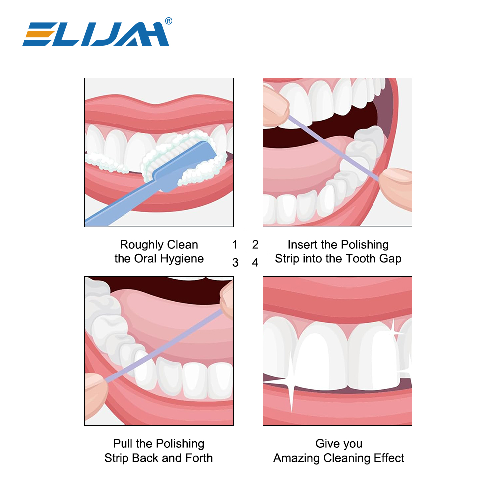 إليجا 1 لفة شريط تلميع الأسنان - مراجعة Teeth Whitening Strips وسعره