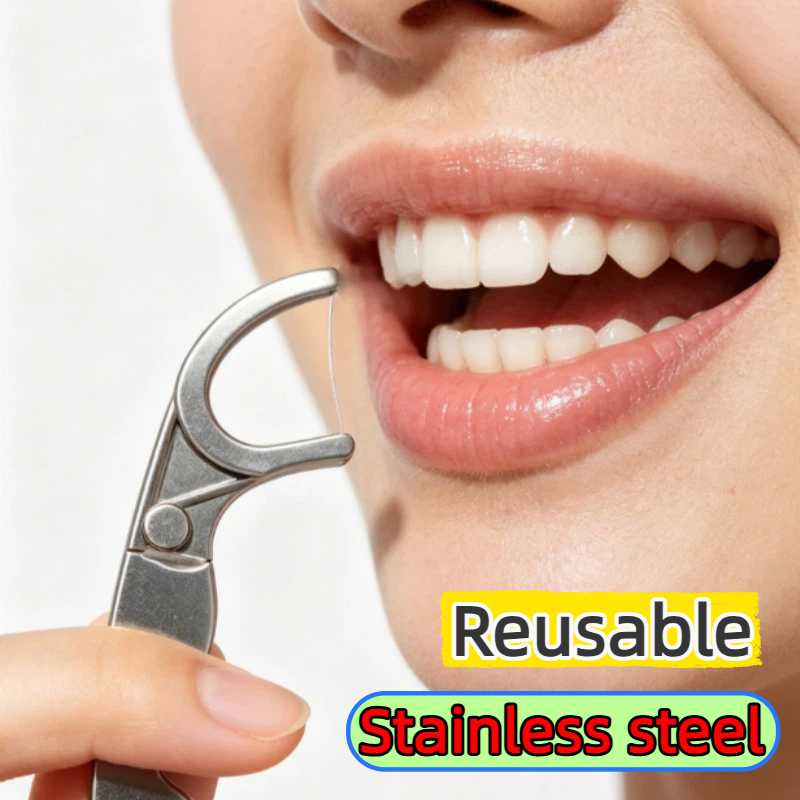 أداة تنظيف الأسنان المحمولة من - مراجعة Dental Floss Picks وسعره